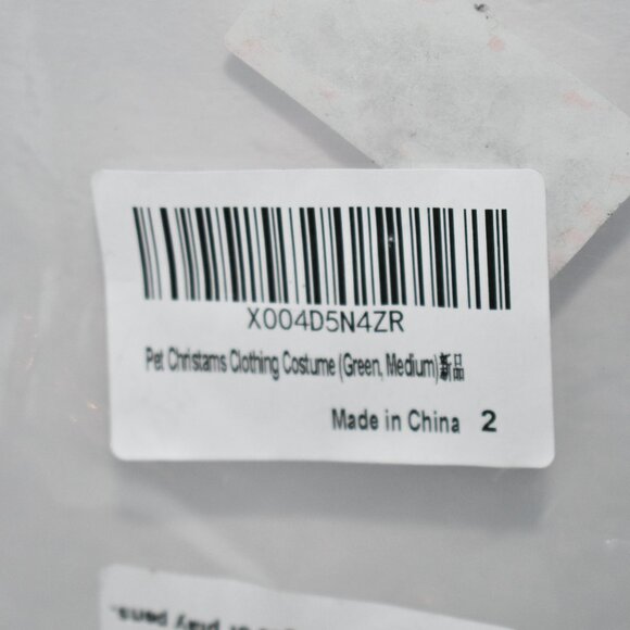 Gavigain Christmas Pet Cape - Fleece Holiday Dog Outfit with Pom Poms and MEDIUM - Picture 3 of 4